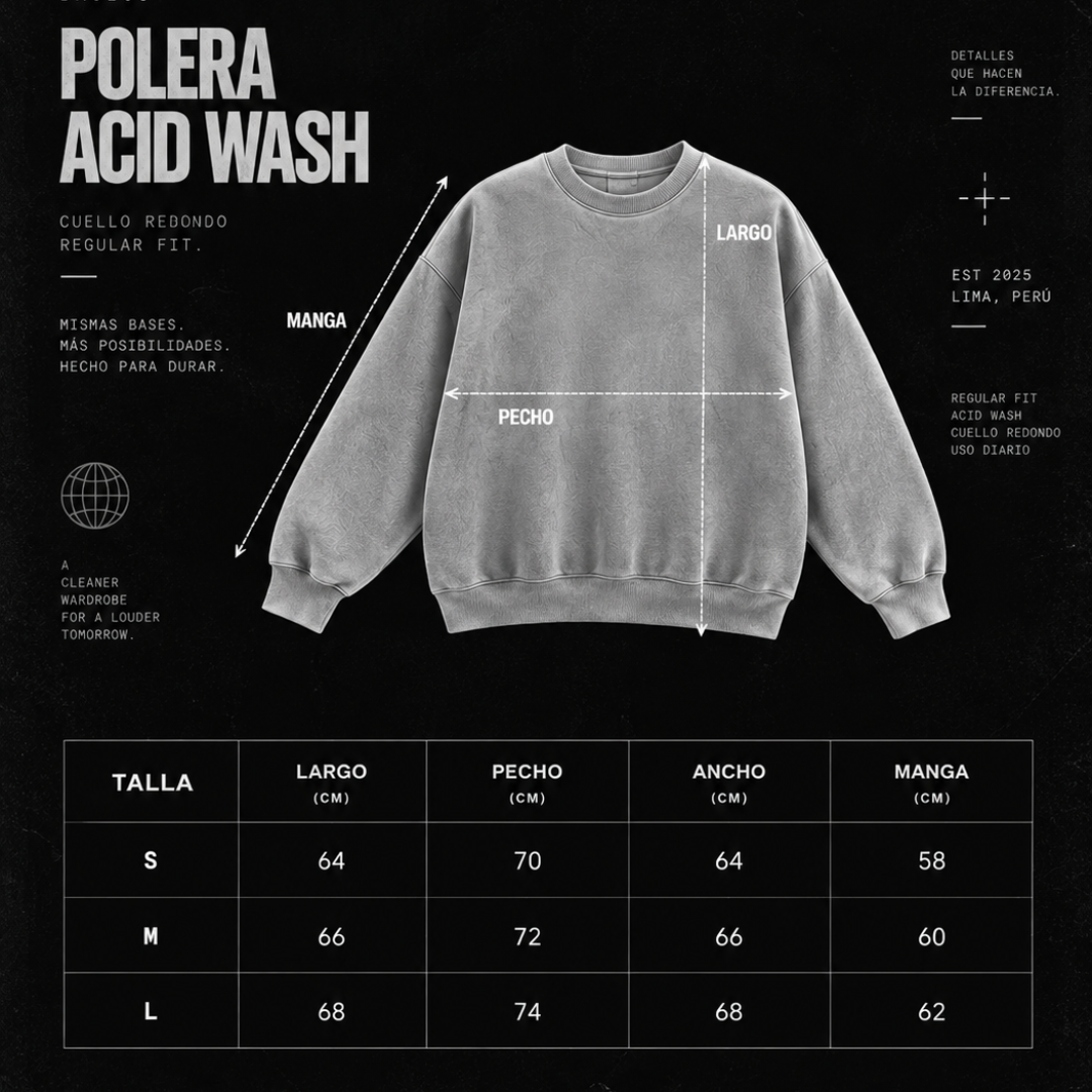 WEB POLERA ACID WASH